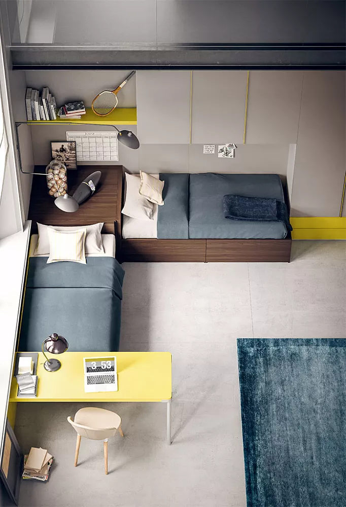 Шкаф с рабочей зоной «Марти» 2