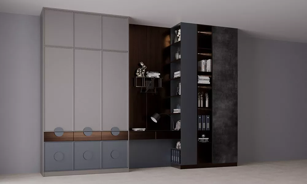 Шкаф с рабочей зоной «Марти» 2