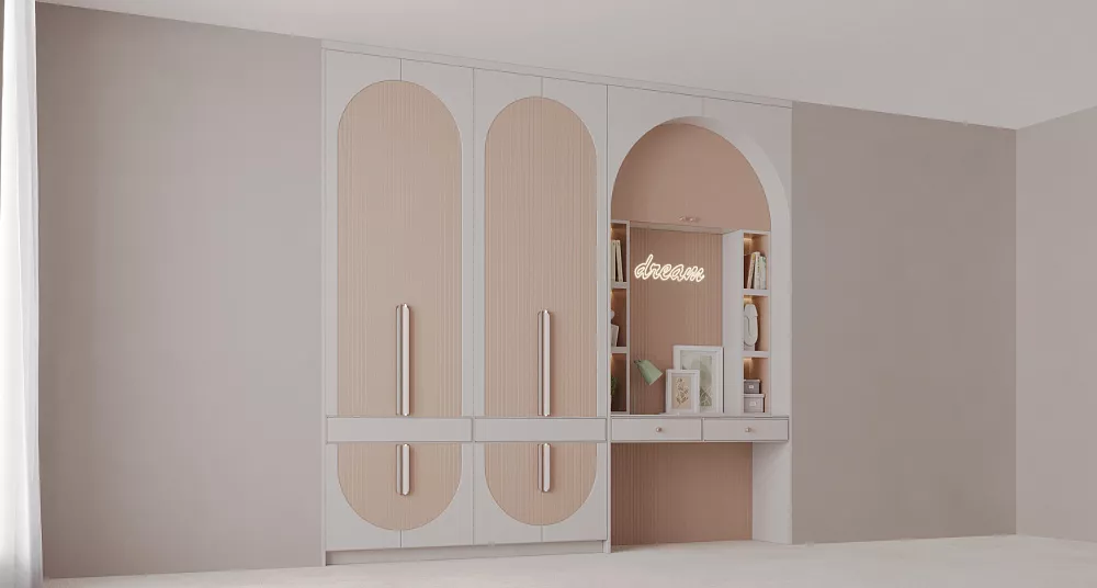 Шкаф с рабочей зоной «Марти» 2