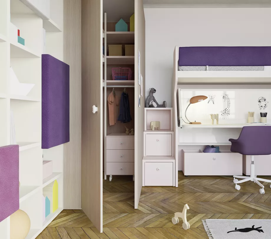 Шкаф с рабочей зоной «Марти» 2