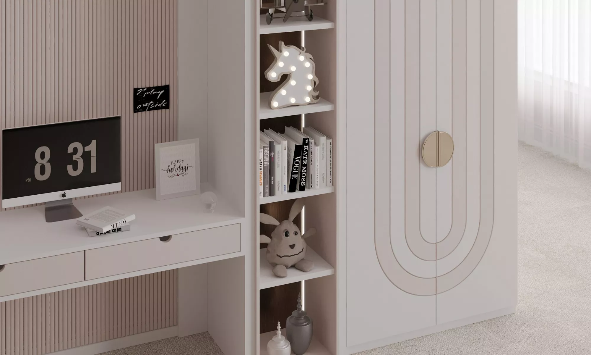 Шкаф с рабочей зоной «Марти»