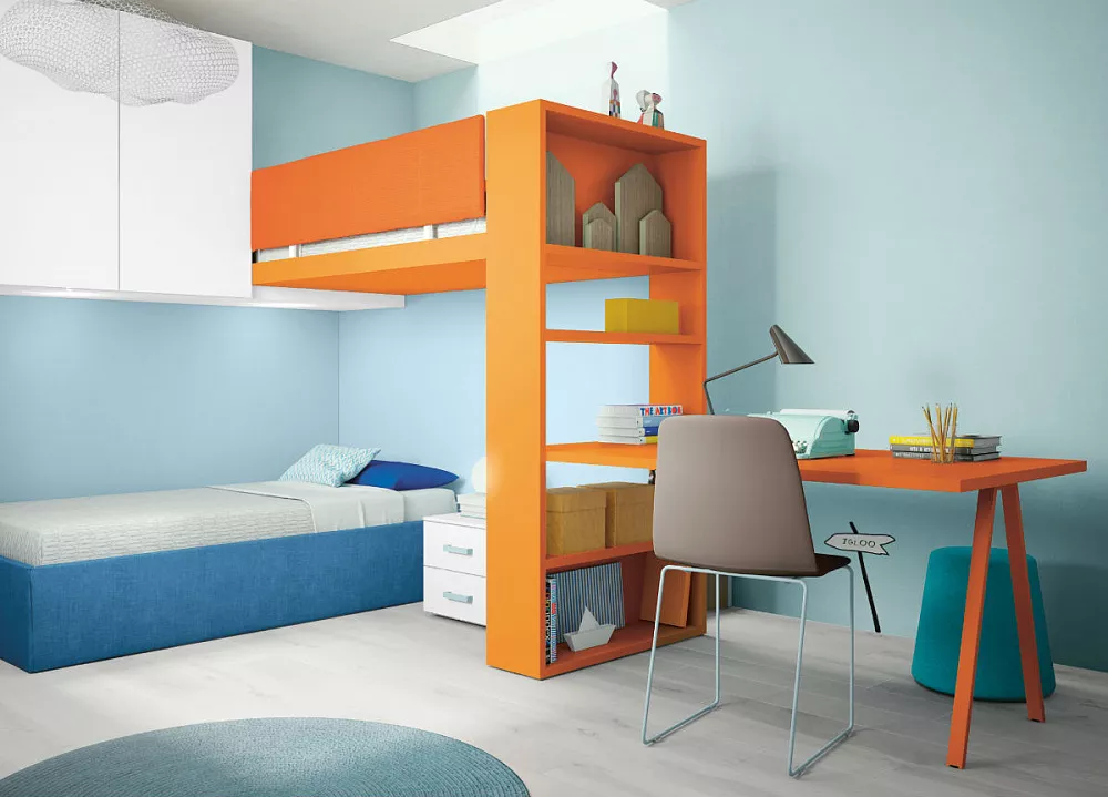 Шкаф с рабочей зоной «Марти» 2