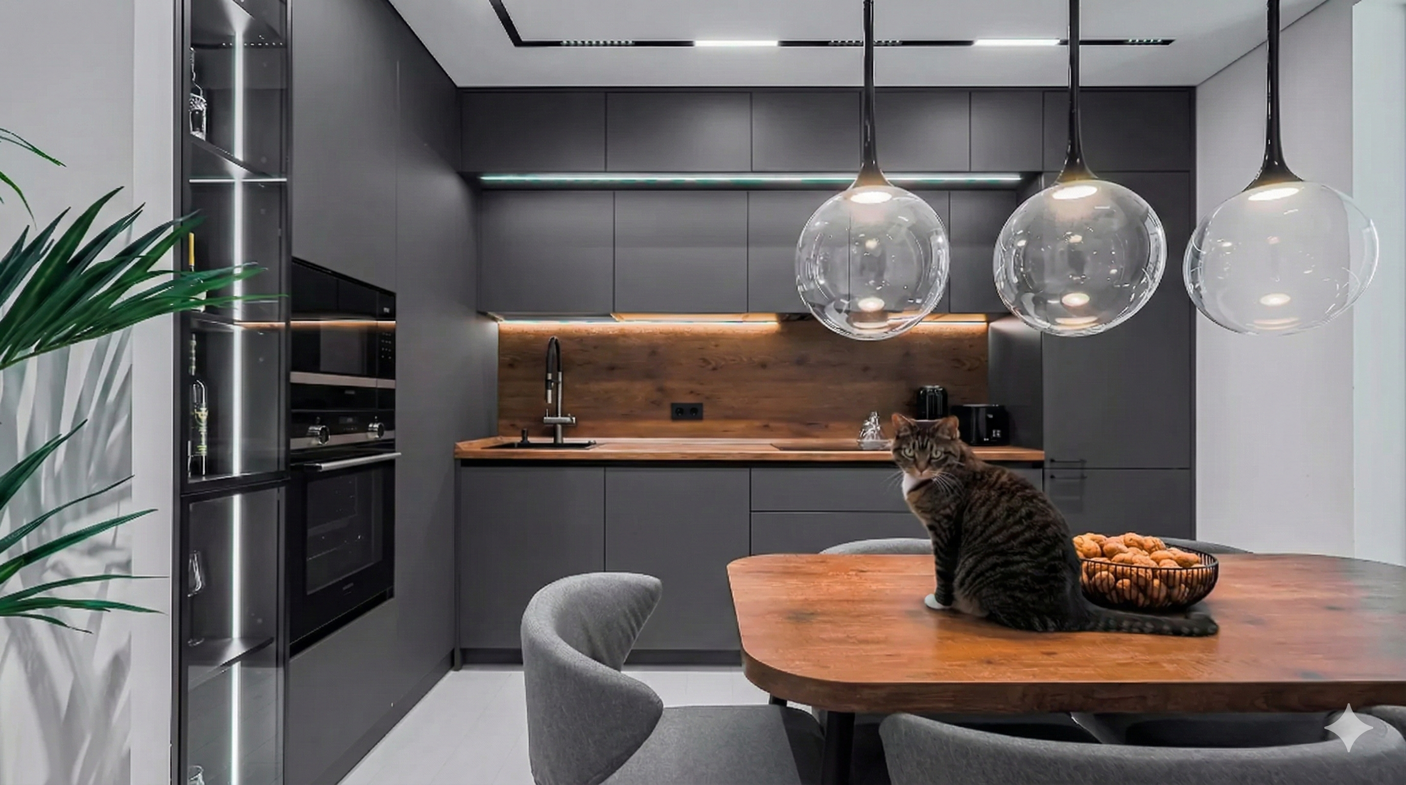 Графитовая с Орехом - фото